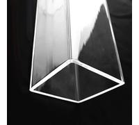 Tubo acrílico hueco, El múltiplo del tubo cuadrado de acrílico transparente de PMMA clasifica 240m m 490m m(240MMX120X120X4MM)