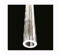 Tubo acrílico rígido transparente, Clear Acrylic Tube Thick Wall PMMA Pipe 490mm Multi Sizes DIY Water Cooling Plumbing