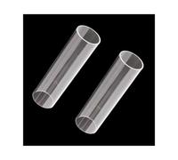 Tubo acrílico rígido transparente, Paquete de 2 tubos presión acrílicos transparentes PMMA for decoración soportes, tamaños 49 cm y 24(24CM*20MM*10MM)