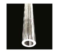 Tubo acrílico rígido transparente, Tamaños múltiples del tubo 490m m de acrílico PMMA for el refrigeración por agua los proyectos DIY(OD 25 x ID 15mm)