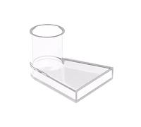 Tubo acrílico transparente, Accesorio triangular de pico pato for acuario, diámetro interior 20 a 25 mm, boquilla for peceras(38mm)