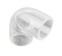 Tubo acrílico transparente de 20-25 mm de diámetro interior, conector en T transparente recto con codo for suministro de agua doméstico (1 unidad).(20 * 20mm)