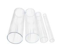 Tubo acrílico transparente, Tubo redondo transparente de 100mm longitud, tubo acrílico ID 40mm-76mm, Material PMMA OD 55/60/65/70/80mm, 1 Uds(80x70 mm)