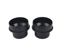Tubo adaptador de calentador de estacionamiento de 75 mm a 80 mm para Webasto, accesorio de conducto de aire caliente de plástico ABS resistente, 2 unidades
