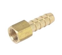 Tubo adaptador de púas de latón ID1/8-1/2" a NPT1/8-1/4"
