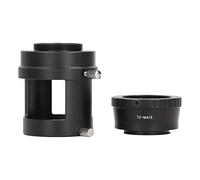 Tubo Adaptador, Válvula de Ajuste de y Diámetro, Diseño Hueco con Adaptador de Anillo en T para T2 Mount ILDC, Compatible con Cámaras con Montura M4/3