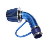 Tubo Admisión Admisión Aire Frío Para Carreras Coches Kit Tubo Inducción Turbo Aluminio Con Filtro Aire Cónico Entrada Universal 76mm Kit Admisión Aire(Blue)