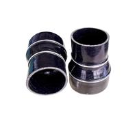 Tubo Admisión Aire Acoplador De Tubo Entrada | Turbo Para Intercooler Coche, Manguera Reductora Silicona Recta, ID Negra, Universal 16mm A 180mm