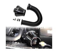 Tubo Admisión Aire Frío Tubo Ventilación Universal Para Coche Filtro Aire 76 Mm Cabezal Hongo Modificado Fuelle Admisión Potencia Limpiador Tuberías Fríase Alto Flujo Para SUV(Negro)