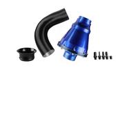 Tubo Admisión Aire Frío Tubo Ventilación Universal Para Coche Filtro Aire 76 Mm Cabezal Hongo Modificado Fuelle Admisión Potencia Limpiador Tuberías Fríase Alto Flujo Para SUV(Azul)