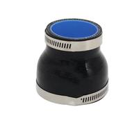 Tubo Admisión Aire Manguera De Admisión Radiador Coche Silicona Negra, Acoplador Turbo Intercooler, Conector Reductor, Adaptador Recto Tubo Gel Sílice Universal Toma Aire(ID 51MM-70MM)