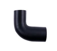 Tubo Admisión Aire Manguera De Codo Reductor 90°, Color Negro Mate, ID 51 54 57 60 63 64 70 76 85 90 Mm, Acoplador Silicona, Tubo Curvo, 3, 102mm Largo Toma Aire(ID54-57mm)