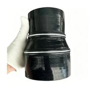 Tubo Admisión Aire Manguera De Tubo Universal Para Intercooler Coche, Acoplador Entrada Turbo, Reductora Silicona Recta, Identificación Negra 16mm A 180mm Toma Aire(ID65mm-80mm)