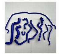 Tubo Admisión Aire Para Saab 9-5 2,0,3 B205 B235 1998-2001 4397501 4899449 5194170 55558952 55558930 55558606 4757126 Manguera Refrigeración Radiador Silicona Toma Aire(Rojo)