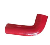 Tubo admisión aire Tubo De Manguera De Admisión De Aire De Silicona 16578-22J10 16578-22J00 Para NISSAN Para PATROL GQ GR Y60 TD28T Turbo 09.1988-07.1995(Type B Red)