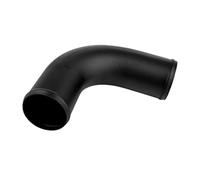 Tubo Admisión Tubo Entrada Aire Frío Coche Carreras Turbo Alto Flujo Plateado Negro Tipo Tubo Aluminio 0/45/90 Grados, Universal 51 63 76mm 2 2,5 3 Pulgadas Kit Admisión Aire(76mm 30cm 90 black)