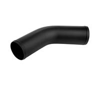Tubo Admisión Tubo Entrada Aire Frío Coche Carreras Turbo Alto Flujo Plateado Negro Tipo Tubo Aluminio 0/45/90 Grados, Universal 51 63 76mm 2 2,5 3 Pulgadas Kit Admisión Aire(76mm 30cm 45 black)