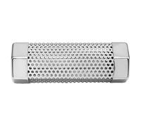 Tubo ahumador de pellets, tubo de barbacoa de acero inoxidable, accesorio de parrilla con infusión de sabor de 6.2 x 2.15 pulgadas, ahumador de pellets de alta eficiencia para asar en el patio trasero