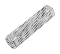 Tubo ahumador de pellets | Tubo de barbacoa de acero inoxidable - Tubo ahumador de alta eficiencia para calefacción uniforme controlada por temperatura, barbacoa en el patio, cocina de campamento