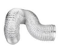 Tubo Aire Acondicionado Portatil Conducto de ventilación de secadora de manguera Conducto de ventilación de aire flexible Extractor de aluminio Ventilador(Dia.80mm,Length 6M)