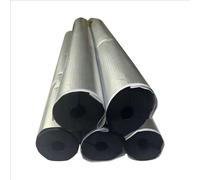 Tubo Aislamiento de Aluminio Autoadhesivo Cubierta de Tubería Hueca Tubo Cubiertas Para Equipo de Fitness for Instalaciones de Cobre Tubos de Hierro O Acero(ID34.0MM x T20MM x 0.95M)