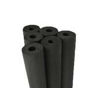 Tubo aislante de espuma de alta densidad for tuberías, diámetro interior de 1/4" a 4-1/4", envoltura térmica for tuberías, 1 unidad(ID 1/2"xT 3/8")