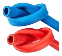 Tubo aislante de espuma, Tamaños múltiples rojos y azules de la tubería del aislamiento del tubo de la espuma de celda cerrada(Blue,20mm*15mm*2m)