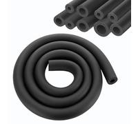 Tubo Aislante Espuma1.85m, Anticongelante Tuberia de Aislamiento , para Sistemas HVAC e Industriales, Impermeable y Resistente al Calor, Manguitos Aislantes Negr(48mmx20mmx1.85m)