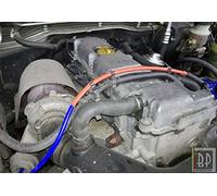 Tubo Aislante Vaina de Proteccion Vidrio Silicona de Proteccion de los Tubos del Compartimiento del Motor (diámetro Interno 3 mm)