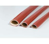 Tubo Aislante Vaina de Proteccion Vidrio Silicona de Proteccion de los Tubos del Compartimiento del Motor (diámetro Interno 10 mm)