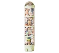 Tubo almacenamiento animales rellenos | Tubo almacenamiento juguetes blando | Soporte vertical juguetes pellintos pelos con 3/4 capas | Organizador Tubos Felpa Muñecas Transparentes para el hogar