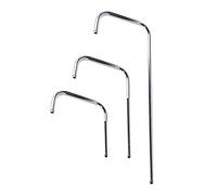 Tubo ascendente con 30 cm de altura, rosca interior de 1/2" para grifo y rosca exterior de 1/2" para cabezal de ducha. Extensión: 34,5 cm.