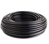 Claber Tubo micro 20 m, PE flexible negro de 1/4” (4-6 mm)
