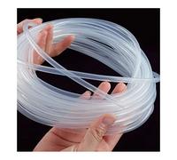 Tubo capilar de silicona, 0,5 mm, 1 mm, 2 mm, 3 mm, 10 m de largo, manguera de grado alimenticio, funda protectora de tubo de caucho de silicona(2 * 6mm)