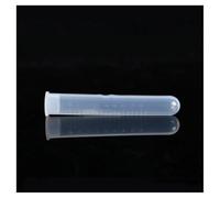 Tubo centrífugo de plástico con parte inferior redonda con tapa, equipo de laboratorio, disponible en varios tamaños de paquete, para varias aplicaciones de prueba