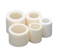 Tubo cerámico de alúmina de sección corta de un solo orificio (10 unidades, 7 × 12 × 10 mm - 7,8 × 13 × 50 mm), apto for la industria eléctrica.(7x12x10mm)