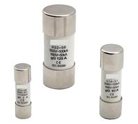 Tubo cerámico de alúmina, Fusible de cerámica for la red doméstica, AC 500V RO17 Enlace de fusible de cerámica RT18-125 22X58 gG Recorte 10A-125A(10A)