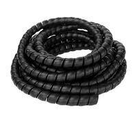 Tubo clasificador de Cables, Funda Protectora de Cable en Espiral de diámetro Interior de 8 mm a 50 mm, Utilizada for cableado de computadoras del hogar o la Oficina, 5 Metros.(Black,40mm)
