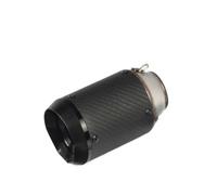 Tubo Cola Coche Adaptador Soldadura Para Tubo Silenciador Escape Motocicleta 51 Mm(Negro)
