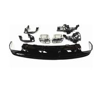 Tubo Cola Coche Para Benz Para CLA Para CLA200 Para CLA45 2013-2019 Difusor Parachoques Trasero Deportivo Punta Silenciador Escape Labio Terminales Tubo