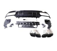 Tubo Cola Coche Para Benz Para W205 Para Clase C Para AMG 2015-2021 Difusor Parachoques Trasero Silenciador Escape Labio Terminales Extremo Trasero Silenciador