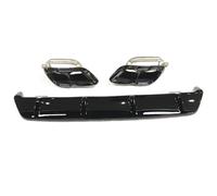 Tubo Cola Coche Para BMW Para G06 Para LCI Para X6 2020-2024 Terminales Escape Silenciador Extremo Tubo Trasero Difusor Parachoques Kit Punta Cola