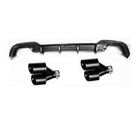 Tubo Cola Coche Para BMW Para Serie 3 Para 330i Para 330li 2020 Puntas Escape Silenciador Tubo Extremo Difusor Parachoques Trasero Punta Labios