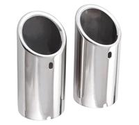 Tubo Cola Coche Para Q3 Para VW Para Jetta 6 MK6 2.0 Para TDI .5 2011-2014 1 Par De Silenciadores Escape Puntas Tubo Coche