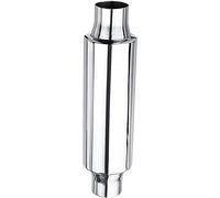 Tubo Cola Coche Pipe De Escape De Coches 2 Unids Universal 2 "50 Mm De Escape De Escape De Escape Tubería De Escape Silenciador De Tubo De Acero Inoxidable