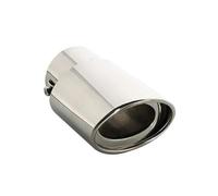 Tubo Cola Coche Punta De Escape Redonda Acero Inoxidable Para Silenciador De Escape Para Accord 1998-2005 2013 CMC 2003 2004 2008 CR-V 2012-2013 Rejilla Para Faros(Straight)