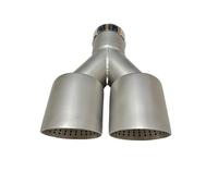 Tubo Cola Coche Silenciador Garganta Acero Inoxidable Para Tubo Escape Gran Calibre Con Doble Salida Tipo Para Y(51mm-101mm)