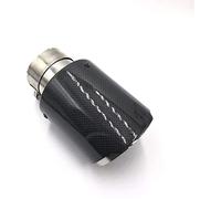 Tubo Cola Coche Tabla de escape del coche 1pcs Accesorios para automóviles 304 Silenciador de acero inoxidable Silencio Punta de escape Sistema de escape brillante Tubería(57mm in 89mm Out)