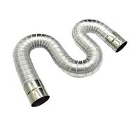 Tubo Cola Coche Tubo Escape Coche Punta Calentador Agua Gas Ignífugo 60-150mm Entrada Universal Longitud Extensión(Diameter 7cm)