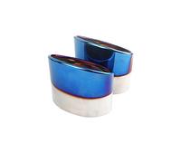 Tubo Cola Silenciador Trasero 2 Silenciadores Tubo Escape Acero Inoxidable Para Coche Para Lincoln Para Corsair 2019 2020 2021 2022 2023(1 Pair-Style-C)